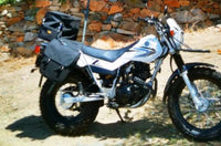 Motorcycle Panniers, Supports and Top Bag